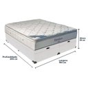 Ver imagem 5 de Cama Box com Baú King e Colchão Freedom Ortobom D33 Branco