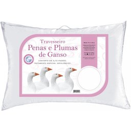 Travesseiro Daune Penas e Plumas de Ganso 50x70cm - 1