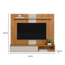 Ver imagem 4 de Painel Tv até 65" Home Suspenso Sala 160cm Otavio Nature/off White L04 - D'rossi