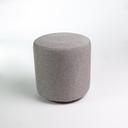 Ver imagem 3 de Puff Redondo Perse Decorativo Sala Tecido Linho