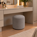 Ver imagem 1 de Puff Redondo Perse Decorativo Sala Tecido Linho