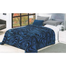 Cobertor Casal Queen Azul masculino Poliéster Etruria - 1