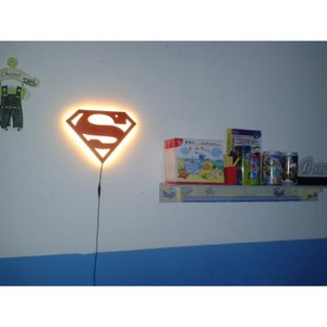 Luminária Superman LED MDF