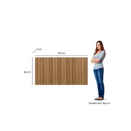 Cabeceira Ripado Modular 3 Caixas Ubatuba Cama Solteirão e Viúva Linea Brasil - 2