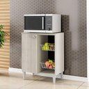 Ver imagem 1 de Fruteira com 1 Porta e 2 Cestos 0,63 Cm Esmeralda Elmo/elmo Hr Móveis