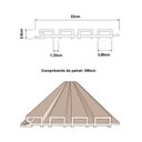 Ver imagem 2 de Painel Ripado Externo em Placa 21,9x290cm (3,17m²) Wpc