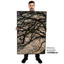 Ver imagem 2 de Kit Quadro Decorativo 3 Telas Canvas Arvore da Vida e Suas Raízes Tacolado Moldura Flutuante 4,5cm P