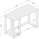 Ver imagem 3 de Mesa Gamer Singapura em Mdp para 2 Monitores Politorno