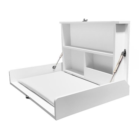 Trocador Fraldas Bebe Fraldario com Pistoes e Aparador Mdf