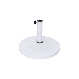 Base Redonda de Resina Branco para Ombrelone Nautika - 1