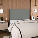 Ver mais imagens de Cabeceira Casal 140 Cm com Frame Luna Suede Cinza Artte