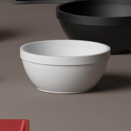 10 Tigelas Cumbuca Bowl Plástico 500ml Açaí Caldos Shimeji Branco Uno Coza - 5