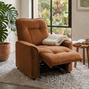 Ver imagem 3 de Poltrona do Papai Reclinável Manual Comfort Veludo Terracota - Vimont Moveis