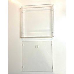 Caixa De Acrílico Decoração Para Parede E Mesa 20x20x4cm Cor:cristal - 3