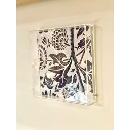 Caixa De Acrílico Decoração Para Parede E Mesa 20x20x4cm Cor:cristal - 2