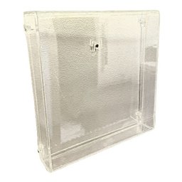 Caixa De Acrílico Decoração Para Parede E Mesa 20x20x4cm Cor:cristal - 1