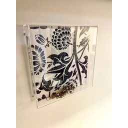 Caixa De Acrílico Decoração Para Parede E Mesa 20x20x4cm Cor:cristal - 4