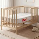 Ver imagem 1 de Colchão Berço Prorelax Liso para 130x60x10cm D18 - - Branco