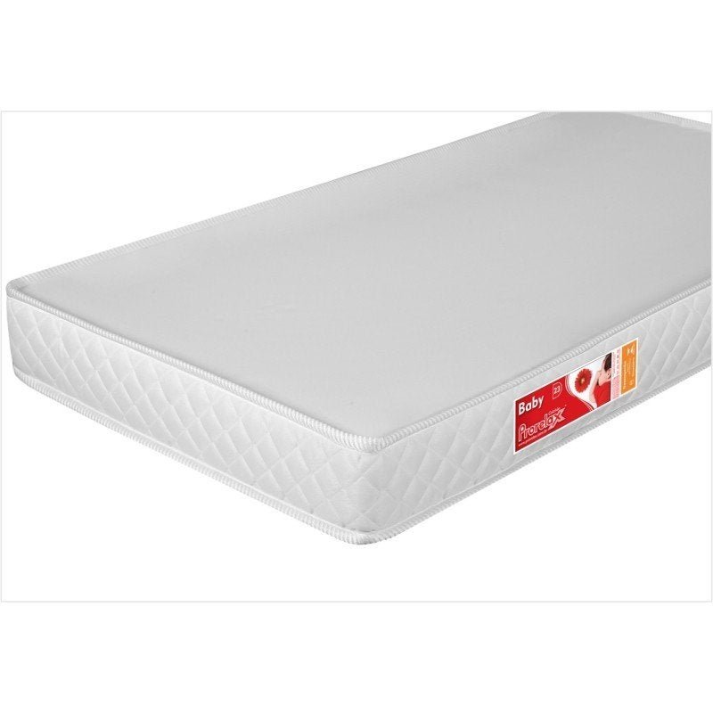 Colchão Berço Prorelax Liso para 130x60x10cm D18 - - Branco - 2