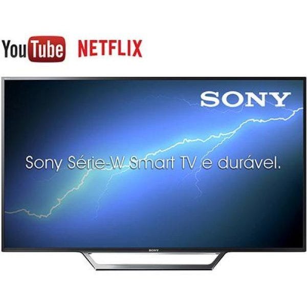Smart TV LED 48 Polegadas Sony Kdl-48W655D com Conversor Digital 2 HDMI 2 USB Wi-Fi Foto Sharing Plus Miracas