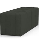 Ver imagem 6 de Puff Decorativo Living Sala de Estar 160 cm Roma W01 Linho Verde Musgo - Lyam Lyam Decor
