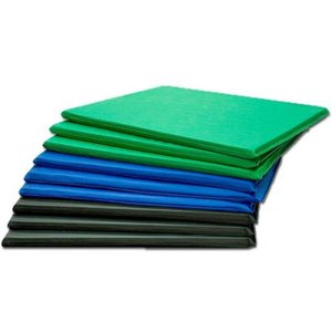 Kit 10 Colchonetes Ginástica, Academia e Yoga - 100 X 60 X 3 - Orthovida > Preto