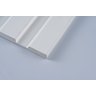Cabeceira Ripada branca Casal Modular 125x60 fácil instalar - 2