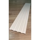 Ver imagem 3 de Cabeceira Ripada branca Casal Modular 125x60 fácil instalar