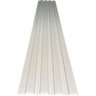 Cabeceira Ripada branca Casal Modular 125x60 fácil instalar - 9