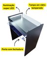 Ver imagem 3 de Mesa Expositor Porta Vidro + Chaves LED Ótica Bijuterias Anel