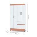 Ver imagem 5 de Guarda Roupa 4 Portas Spectra Branco Camarim