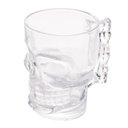 Ver imagem 1 de Caneca de Vidro Caveira Rock Style Transparente P/chopp e Cerveja 510ml Lyor