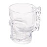 Caneca de Vidro Caveira Rock Style Transparente P/chopp e Cerveja 510ml Lyor - 1