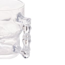 Caneca de Vidro Caveira Rock Style Transparente P/chopp e Cerveja 510ml Lyor - 4