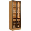 Ver imagem 3 de Cristaleira Multiuso com Adega , Gaveta e com LED e Vidro Reflecta 100% MDF Cinamomo