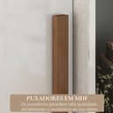 Ver imagem 5 de Guarda-roupa Casal Tower 3 Portas 6 Gavetas Branco - Pnr Móveis