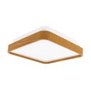 Ver imagem 5 de Lustre Plafon Led Timber 24w 40x40 Céu Estrelado Amadeirado Branco Frio 6500k Bivolt
