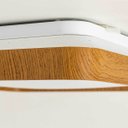 Ver imagem 6 de Lustre Plafon Led Timber 24w 40x40 Céu Estrelado Amadeirado Branco Frio 6500k Bivolt