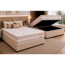 Ver imagem 1 de Cama Box Baú Crc Casal +Colchão Molas Master Pocket Bergamo Orthoflex 138