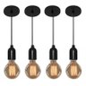 Kit/4 Lustre Pendente Luminária Md-4149 Suporte para Lâmpada / Não Inclusa - 1