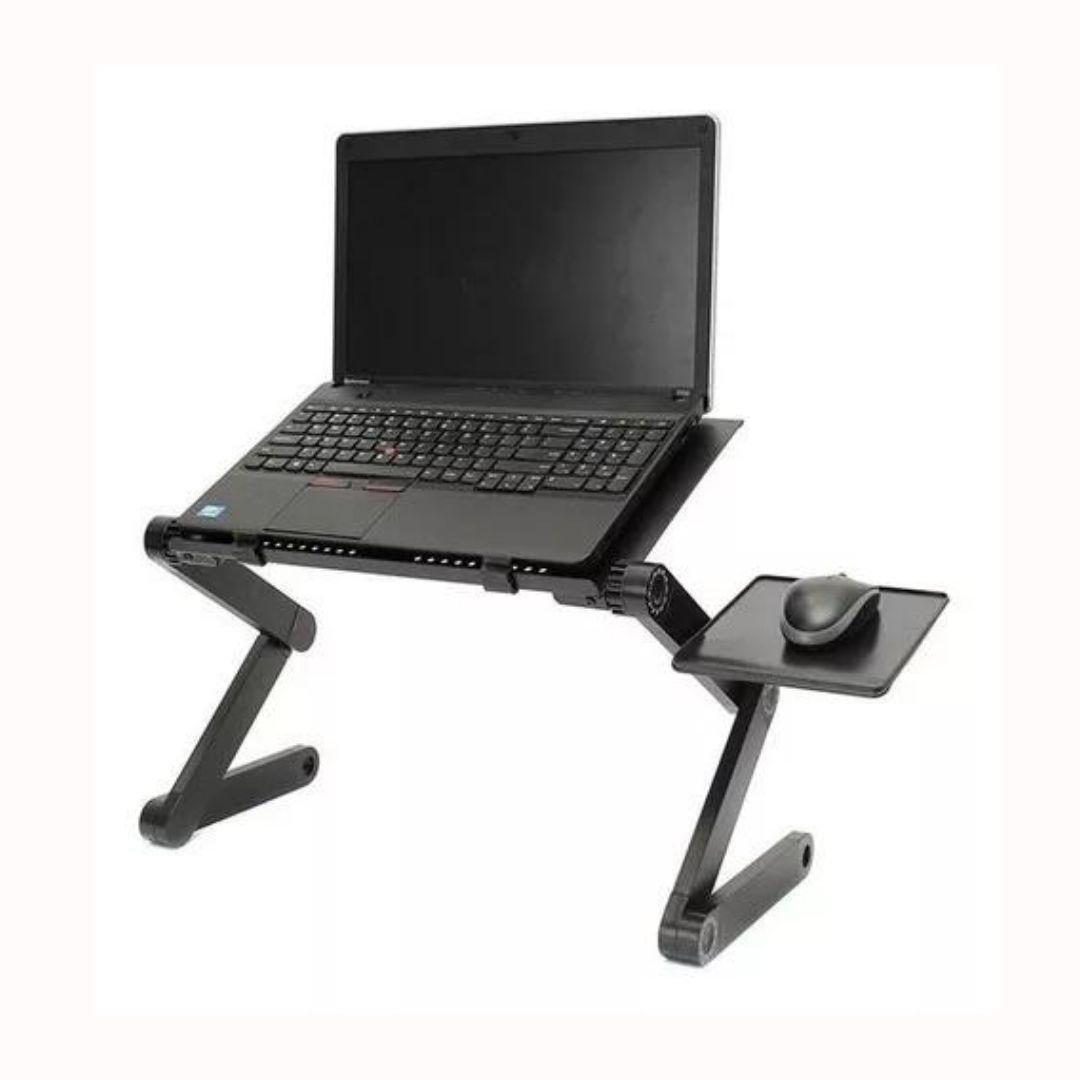 Mesa Notebook Suporte com Cooler Mouse Pad Articulado Laptop