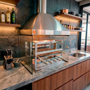 Ver imagem 2 de Kit Churrasqueira Gourmet Completa Inox Litoral Makeer Grill Elevatório 5 Espetos 1579 m