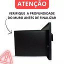 Ver imagem 2 de Caixa de Correio Inox  Embutir Design Elegante e Durável
