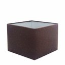 Ver imagem 1 de Cupula em Tecido Quadrada Abajur Luminária CP-25/35x35cm Cafe