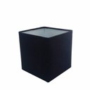 Ver imagem 1 de Cupula em Tecido Quadrada Abajur Luminária CP-4224 16/16x16cm Preta