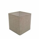 Ver imagem 1 de Cupula em Tecido Quadrada Abajur Luminária CP-4224 16/16x16cm Rustico
