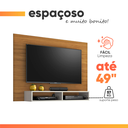 Ver imagem 5 de Painel para Tv até 49 Polegadas com Nicho Eros Freijó / Off White Notável