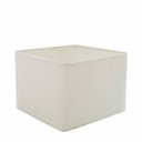 Ver imagem 1 de Cupula em Tecido Quadrada Abajur Luminária CP-4270 30/35x35cm Branco