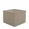 Cupula em Tecido Quadrada Abajur Luminária CP-4270 30/35x35cm Rustico - 1