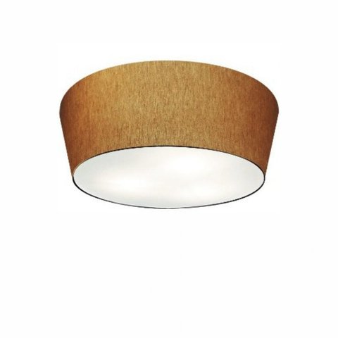 Plafon Cone Md-3003 Cupula Tecido 12/40x35cm Palha